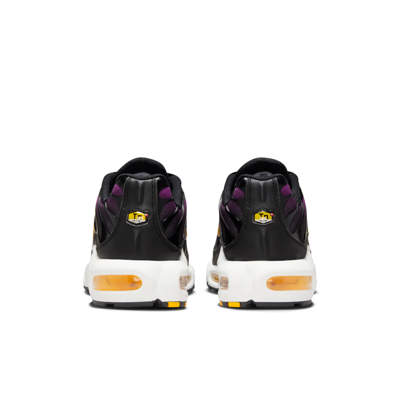 Nike Air Max Plus Black Laser Orange White Hyper Violet (Women's) - vue arriere