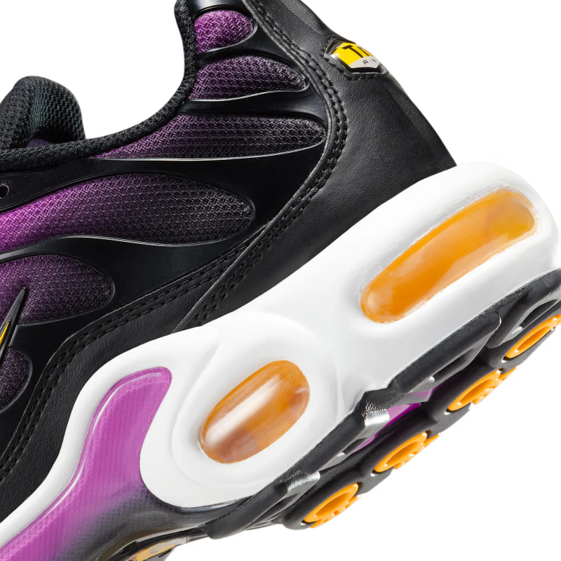 Nike Air Max Plus Black Laser Orange White Hyper Violet (Women's) - vue detail 2