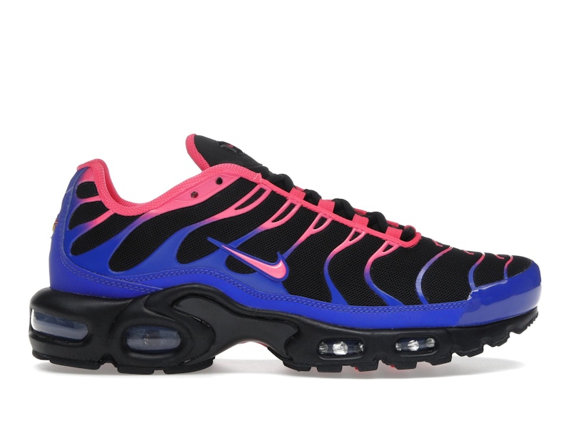 Nike Air Max Plus Black Racer Blue Hyper Pink, vista a 360 gradi 1 di 36
