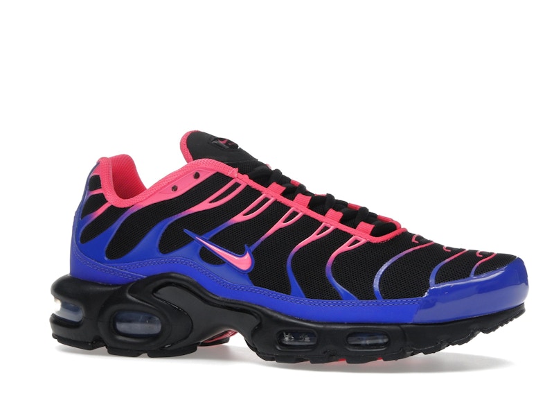 Nike Air Max Plus Black Racer Blue Hyper Pink, vista a 360 gradi 3 di 36