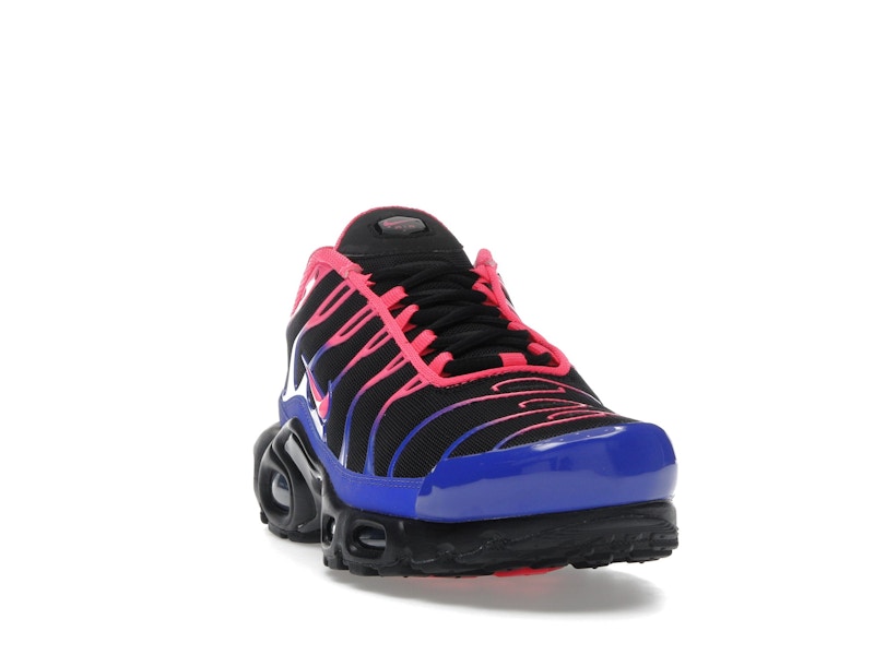 Nike Air Max Plus Black Racer Blue Hyper Pink, vista a 360 gradi 8 di 36