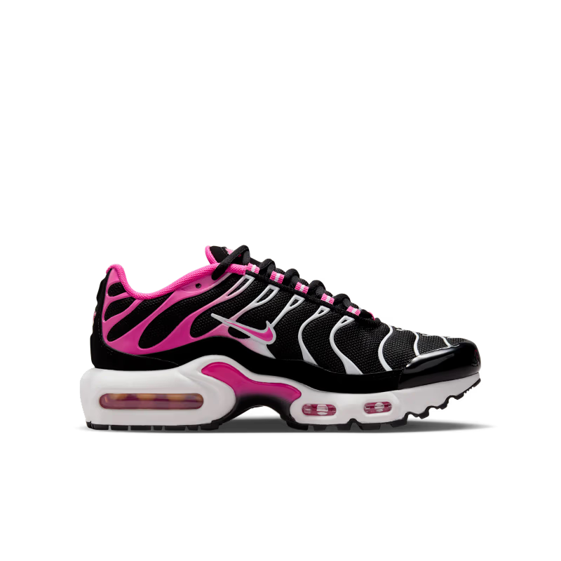 Nike Air Max Plus Black White Laser Fuchsia (GS) - vue interieur