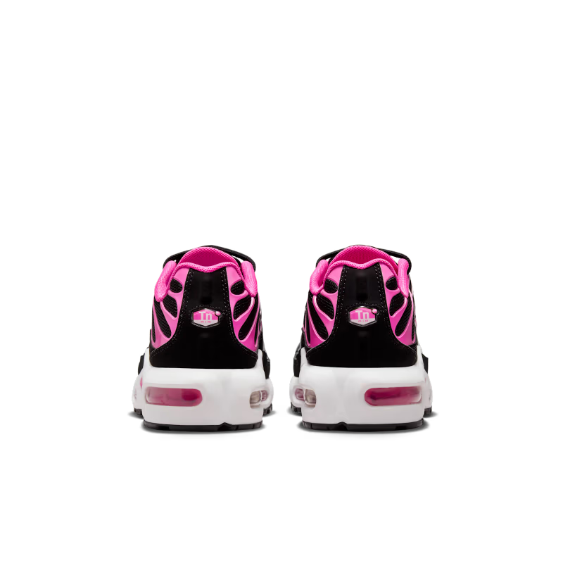 Nike Air Max Plus Black White Laser Fuchsia (GS) - vue arriere