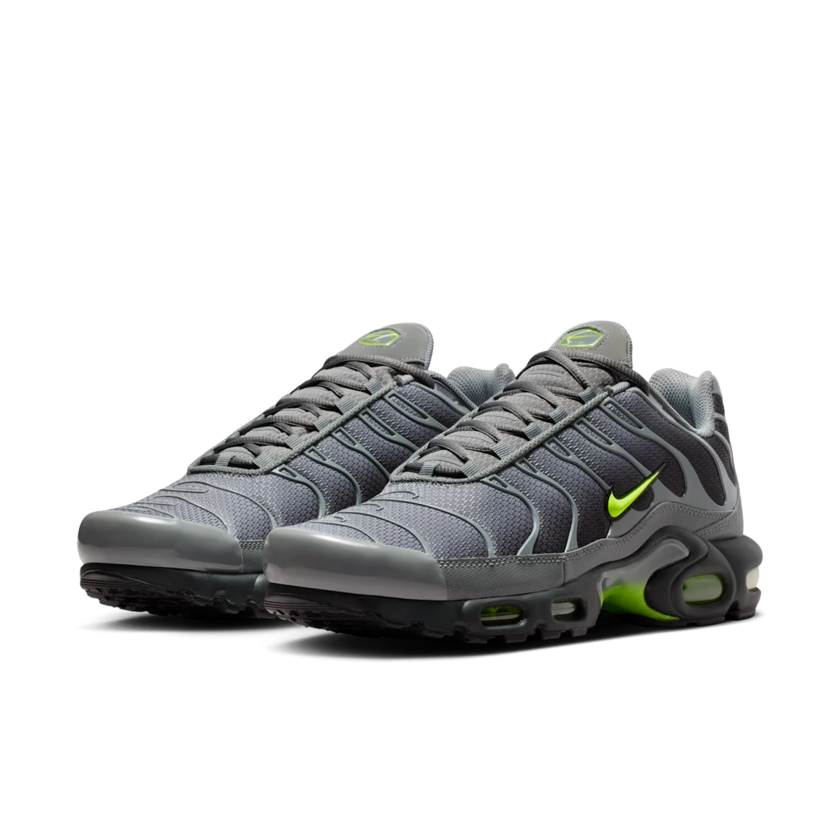 Nike Air Max Plus Smoke Grey Volt - vue paire