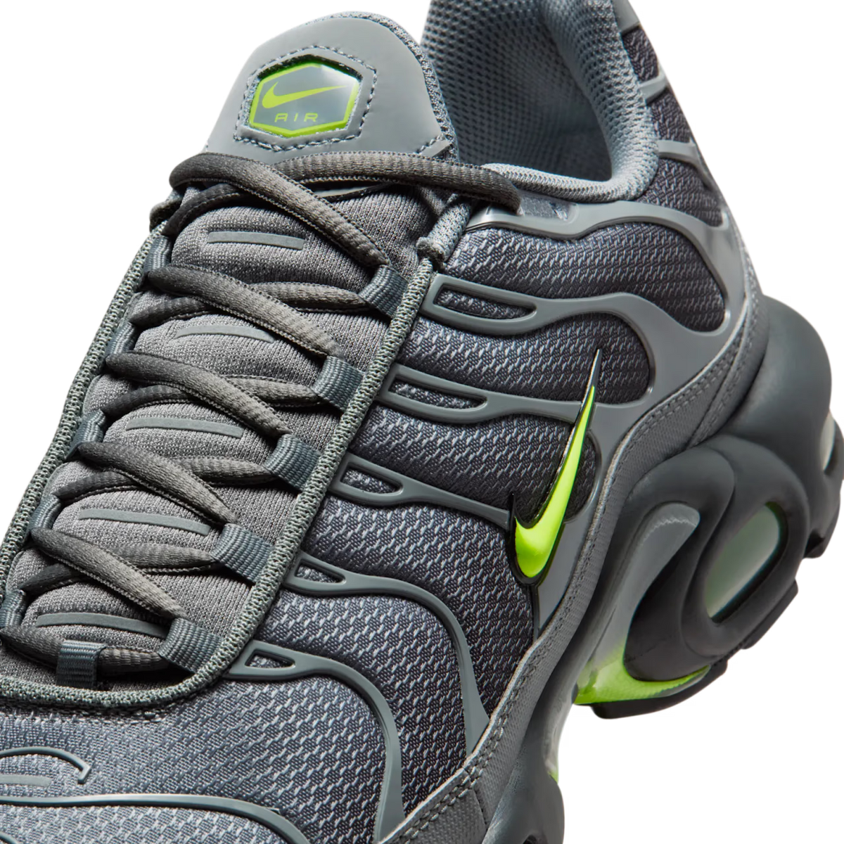 Nike Air Max Plus Smoke Grey Volt - vue detail
