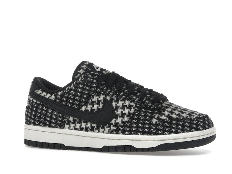 Nike Dunk Low Harris Tweed White Black Multi, vista a 360 gradi 3 di 36