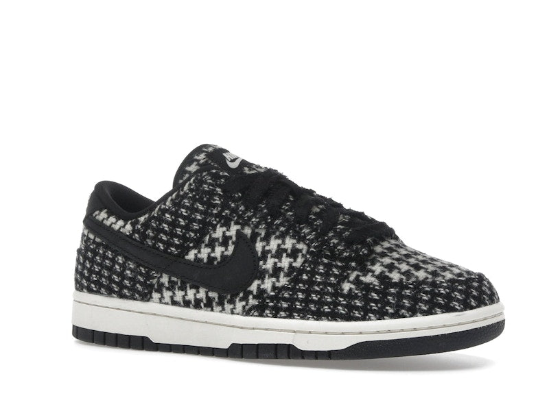 Nike Dunk Low Harris Tweed White Black Multi, vista a 360 gradi 4 di 36