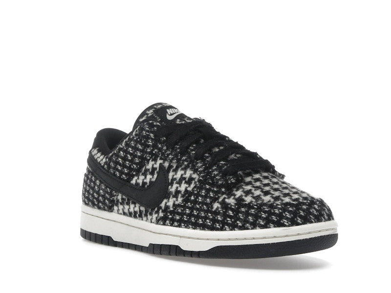 Nike Dunk Low Harris Tweed White Black Multi, vista a 360 gradi 6 di 36