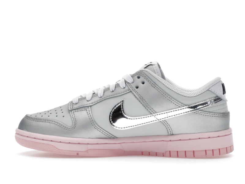 Nike Dunk Low Lx Metallic Silver Pink Foam, vista a 360 gradi 20 di 36