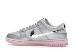 Nike Dunk Low Lx Metallic Silver Pink Foam, vista a 360 gradi 21 di 36