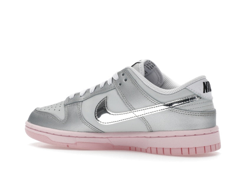 Nike Dunk Low Lx Metallic Silver Pink Foam, vista a 360 gradi 22 di 36