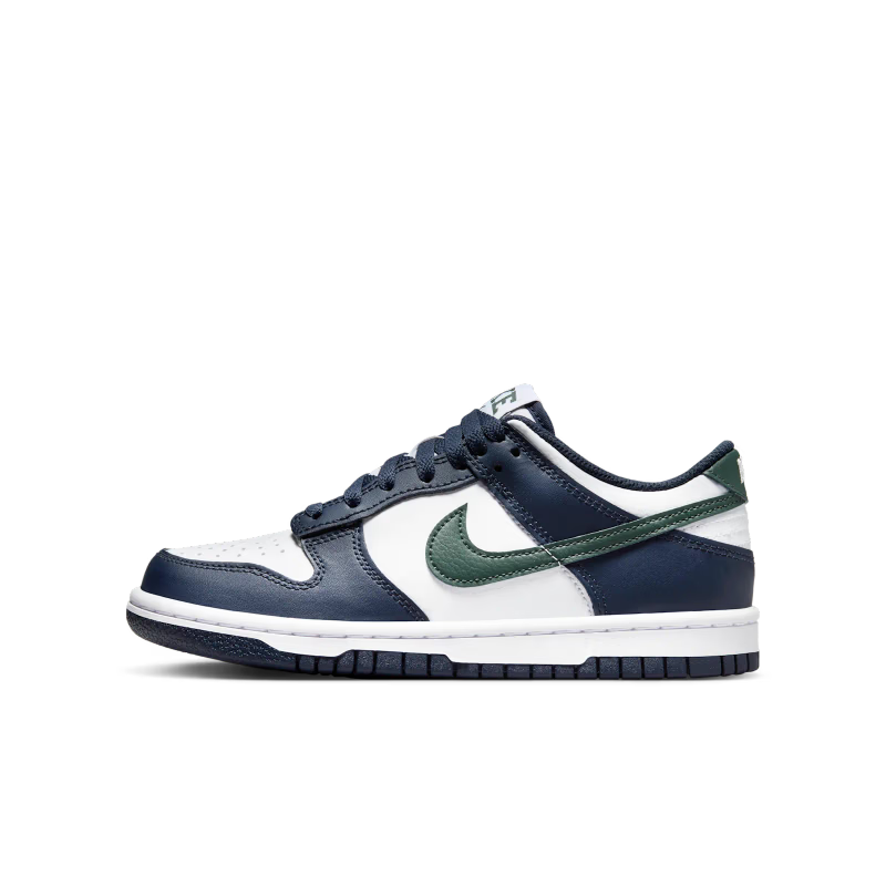 Nike Dunk Low Obsidian Vintage Green (GS) - vue profil