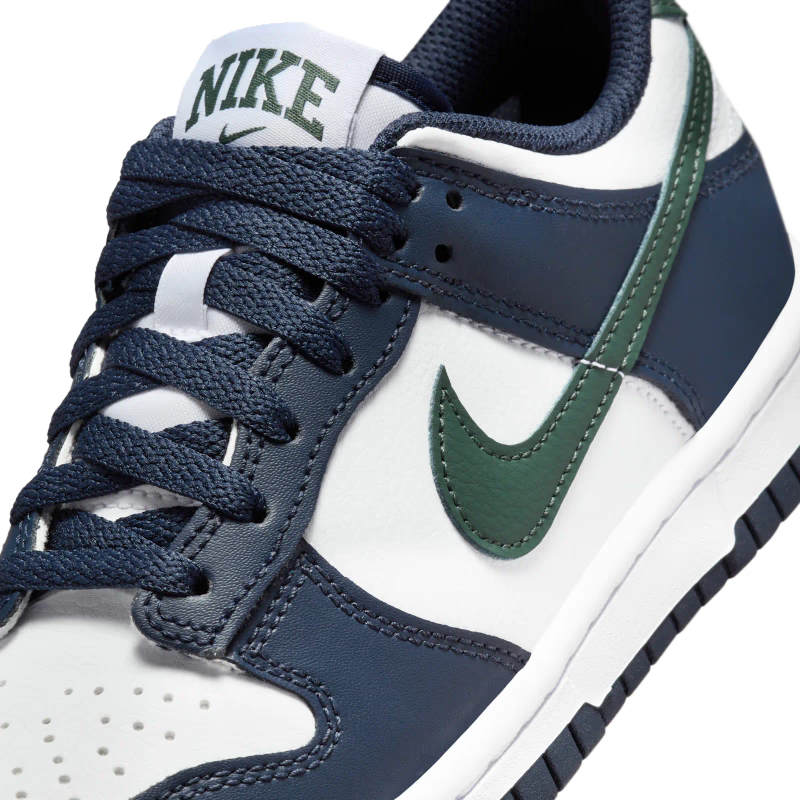 Nike Dunk Low Obsidian Vintage Green (GS) - vue detail