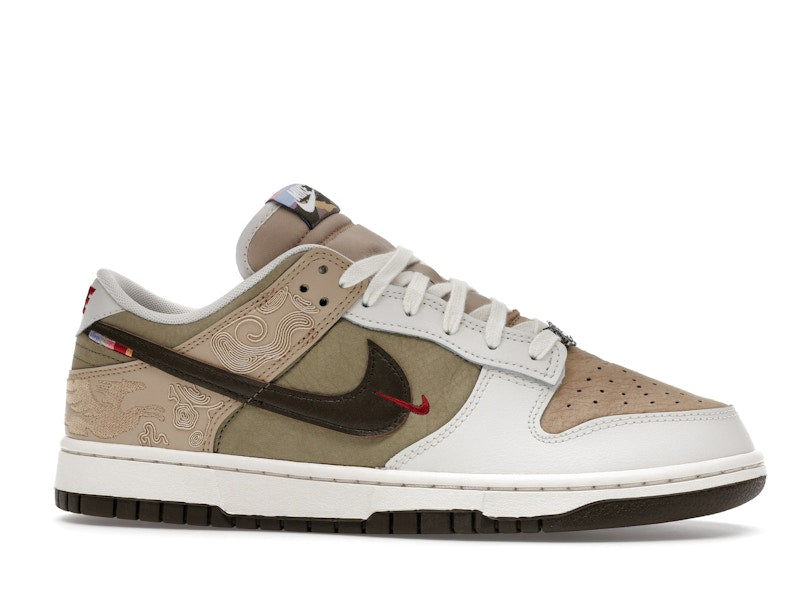 Nike Dunk Low Pegasus Pack Linen Phantom, vista a 360 gradi 2 di 36