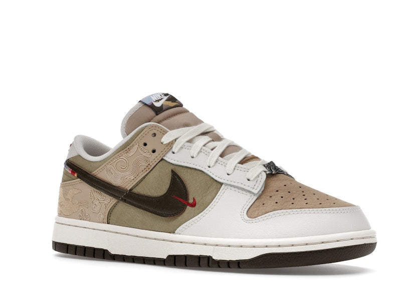 Nike Dunk Low Pegasus Pack Linen Phantom, vista a 360 gradi 4 di 36