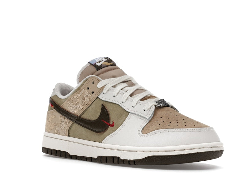 Nike Dunk Low Pegasus Pack Linen Phantom, vista a 360 gradi 5 di 36