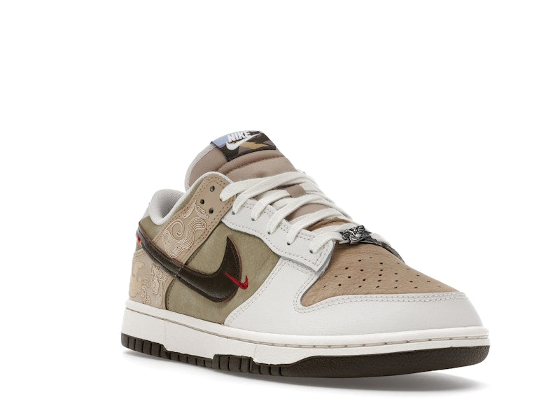 Nike Dunk Low Pegasus Pack Linen Phantom, vista a 360 gradi 6 di 36