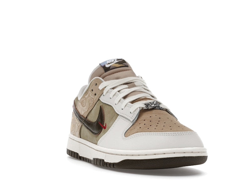 Nike Dunk Low Pegasus Pack Linen Phantom, vista a 360 gradi 7 di 36
