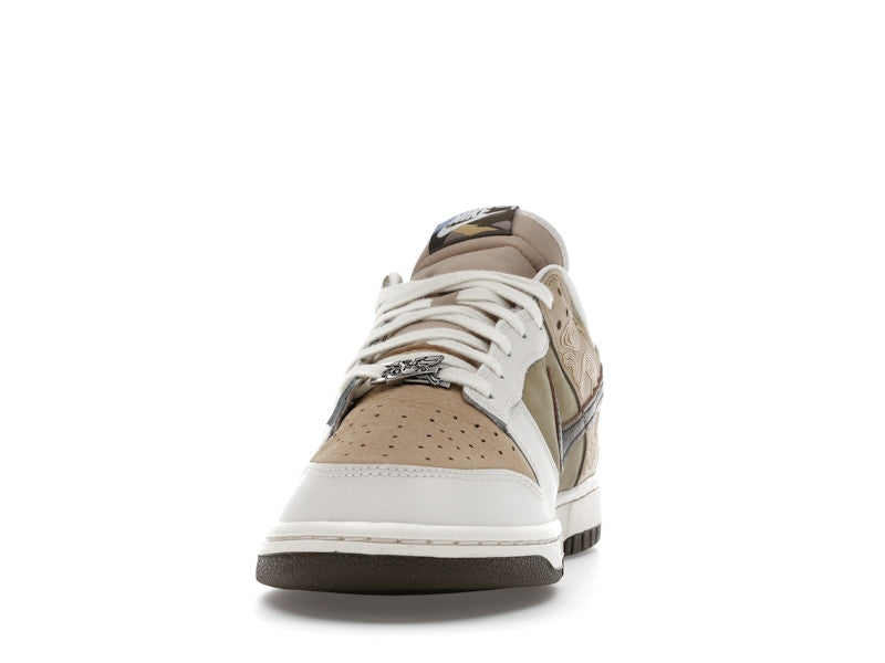 Nike Dunk Low Pegasus Pack Linen Phantom, vista a 360 gradi 11 di 36