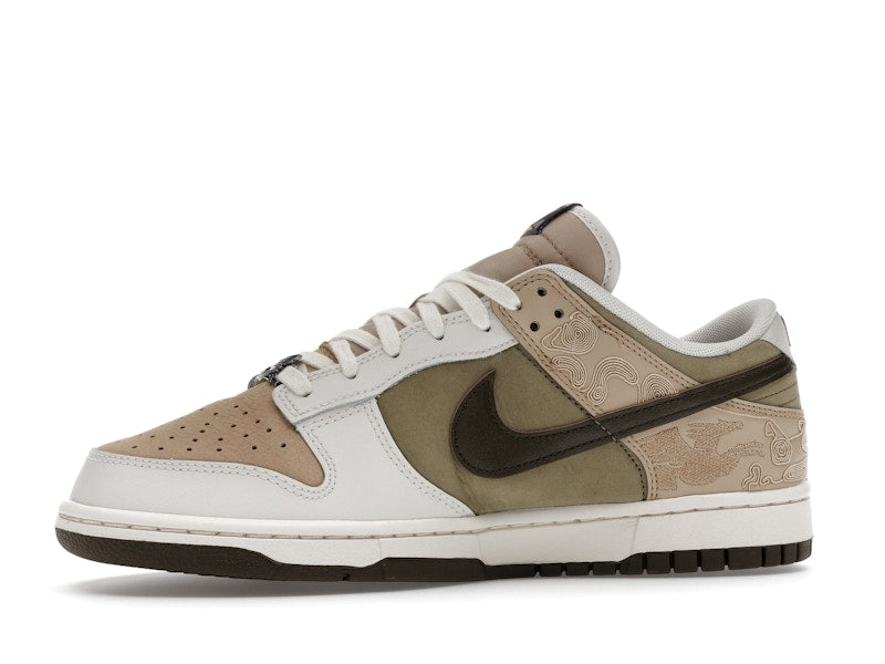 Nike Dunk Low Pegasus Pack Linen Phantom, vista a 360 gradi 17 di 36