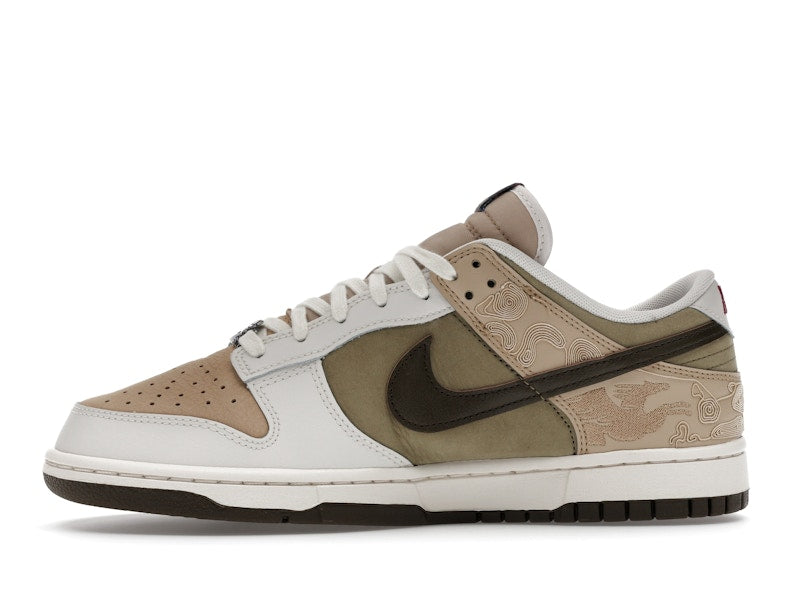 Nike Dunk Low Pegasus Pack Linen Phantom, vista a 360 gradi 18 di 36