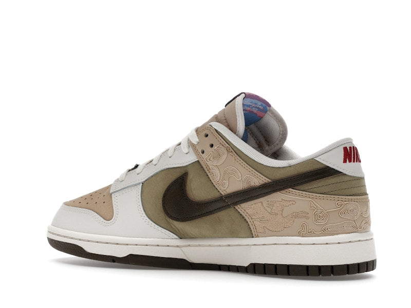 Nike Dunk Low Pegasus Pack Linen Phantom, vista a 360 gradi 22 di 36