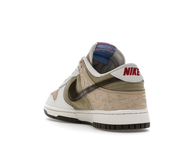 Nike Dunk Low Pegasus Pack Linen Phantom, vista a 360 gradi 25 di 36