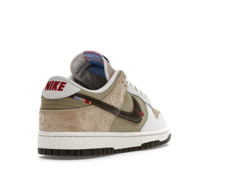 Nike Dunk Low Pegasus Pack Linen Phantom, vista a 360 gradi 31 di 36