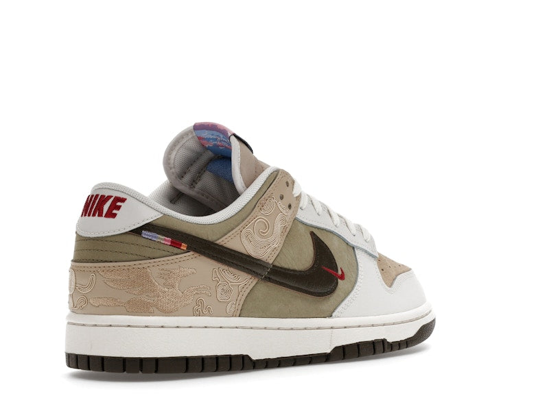 Nike Dunk Low Pegasus Pack Linen Phantom, vista a 360 gradi 32 di 36