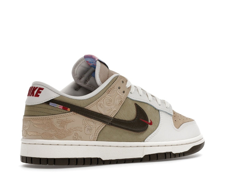 Nike Dunk Low Pegasus Pack Linen Phantom, vista a 360 gradi 33 di 36