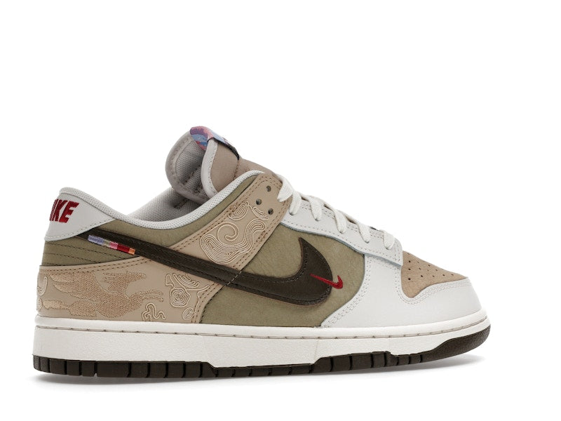 Nike Dunk Low Pegasus Pack Linen Phantom, vista a 360 gradi 34 di 36