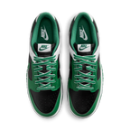 Nike Dunk Low Retro Black White Clover - vue dessus