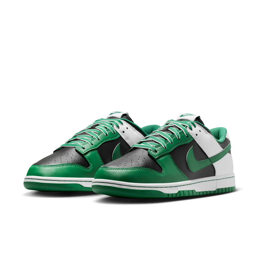 Nike Dunk Low Retro Black White Clover - vue paire