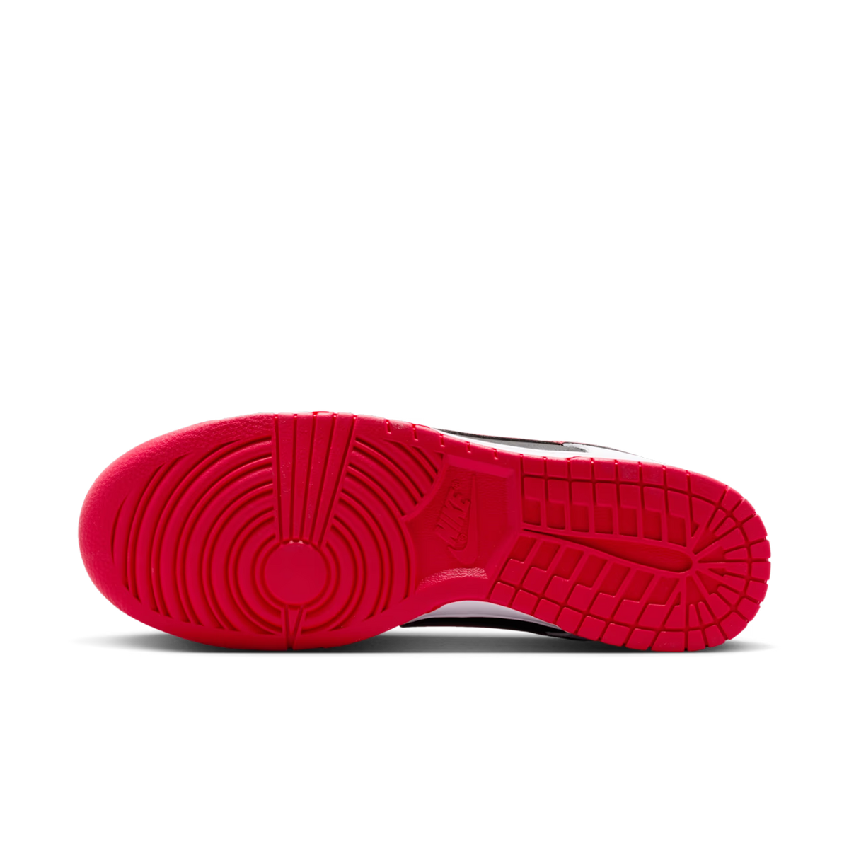 Nike Dunk Low Retro Black White University Red - vue semelle