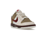 Nike Dunk Low Retro Khaki Team Red Pearl White