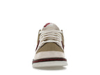 Nike Dunk Low Retro Khaki Team Red Pearl White