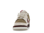 Nike Dunk Low Retro Khaki Team Red Pearl White