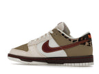 Nike Dunk Low Retro Khaki Team Red Pearl White