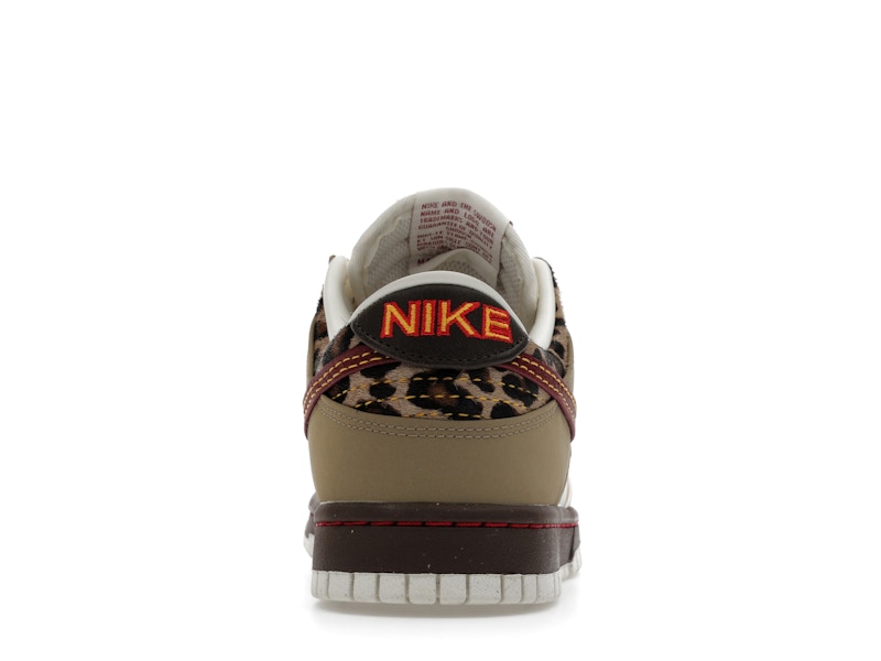 Nike Dunk Low Retro Khaki Team Red Pearl White