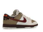 Nike Dunk Low Retro Khaki Team Red Pearl White