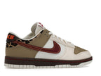 Nike Dunk Low Retro Khaki Team Red Pearl White