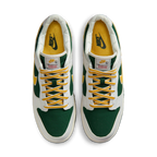 Nike Dunk Low Retro Varsity Jacket Sail Fir University Gold - vue dessus
