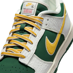 Nike Dunk Low Retro Varsity Jacket Sail Fir University Gold - vue detail