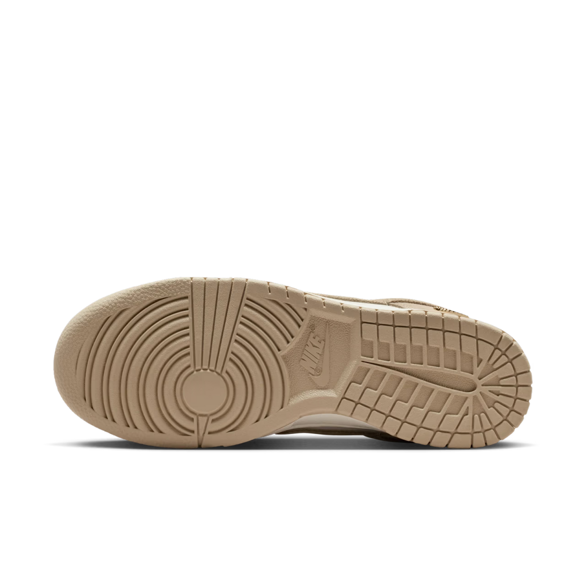 Nike Dunk Low Sail Metallic Gold Linen (Women's) - vue semelle