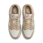 Nike Dunk Low Sail Metallic Gold Linen (Women's) - vue dessus