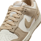 Nike Dunk Low Sail Metallic Gold Linen (Women's) - vue detail