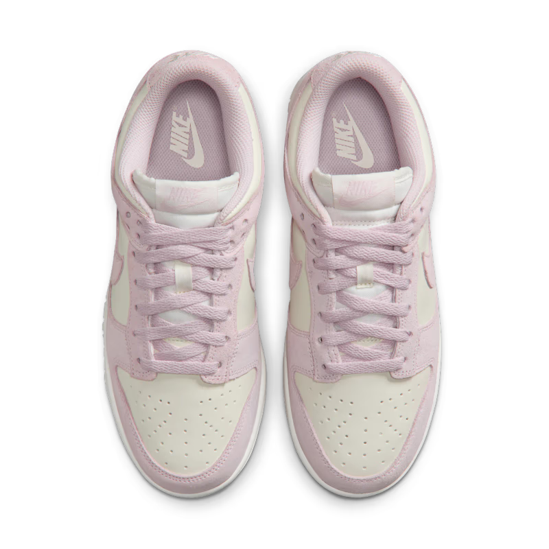 Nike Dunk Low Sail Pearl Pink (Women's) - vue dessus