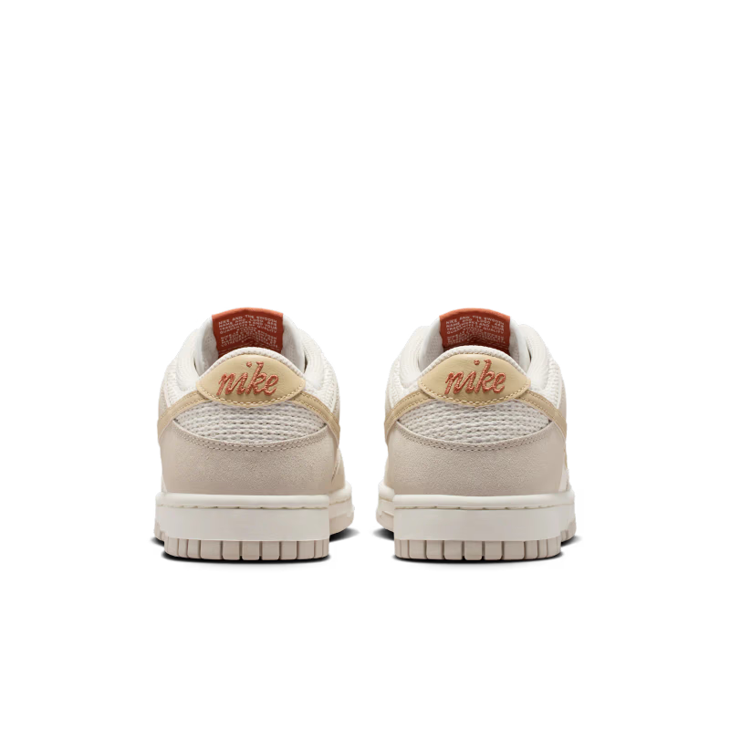 Nike Dunk Low SE Sail Light Orewood Brown Linen (Women's) - vue arriere
