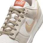Nike Dunk Low SE Sail Light Orewood Brown Linen (Women's) - vue detail