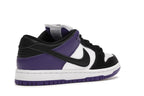 Nike SB Dunk Low Court Purple, vista a 360 gradi 33 di 36